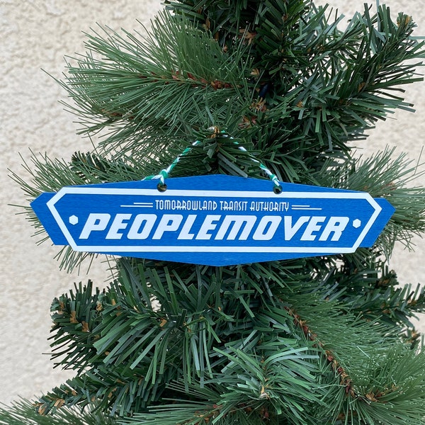 PeopleMover Sign Ornament