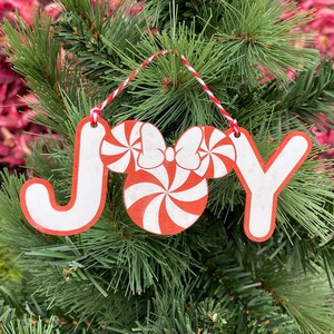 Minnie Peppermint Joy Ornament