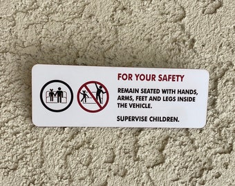 Disney Inspired Safety Sign