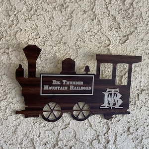 Big Thunder Mountain Train Sign