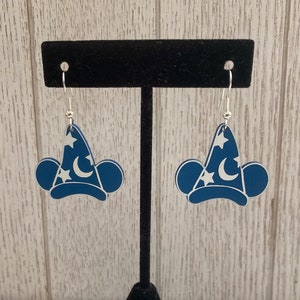 Sorcerer Hat Earrings w/Ears