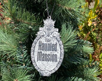 Haunted Mansion Logo Ornament - Customizable