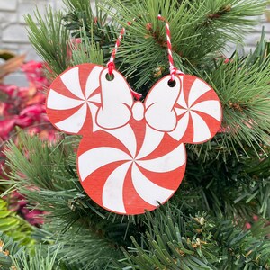 Minnie Peppermint Ornament