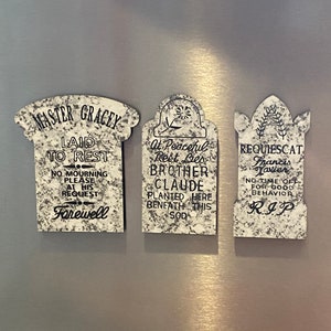 Haunted Mansion Tombstone Magnets