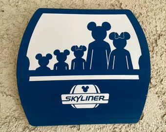 Personalized Skyliner Family Sign