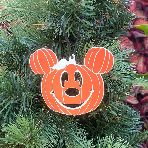 Mickey Pumpkin Ornament