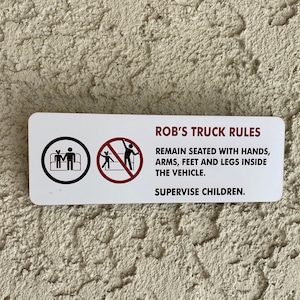 Custom Disney Inspired Safety Signs