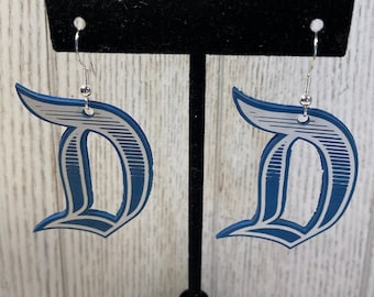 Disney D Earrings