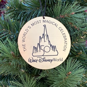 Disney World 50th Anniversary Ornament