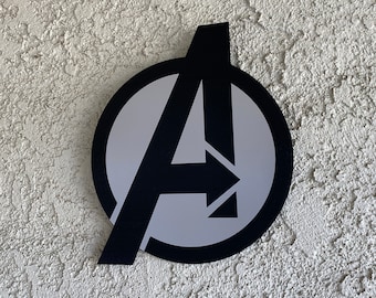 Avenger's Logo Wall Sign