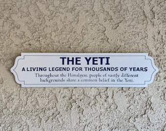 Expedition Everest Yeti Sign