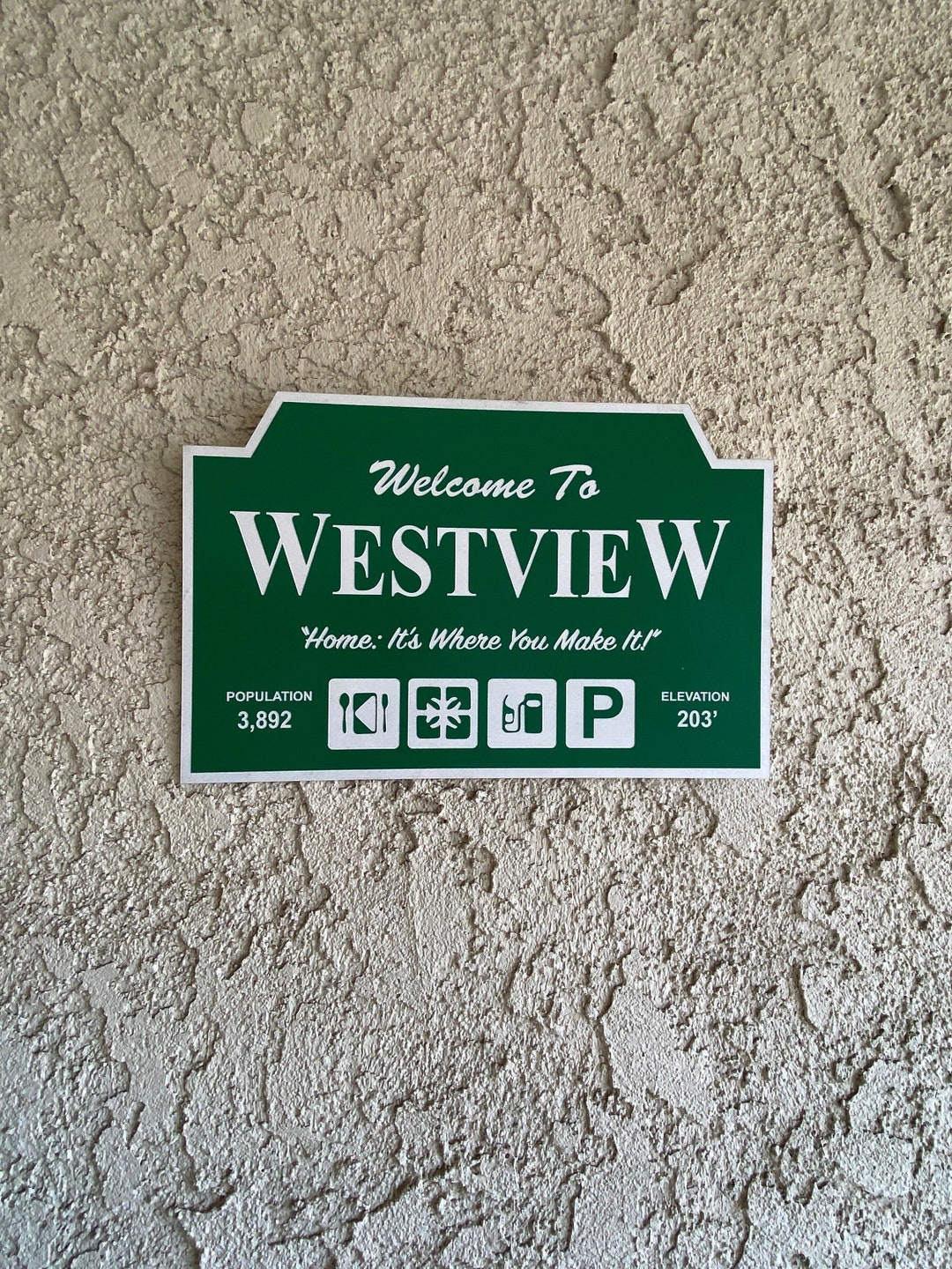Westview New Jersey Sign Etsy