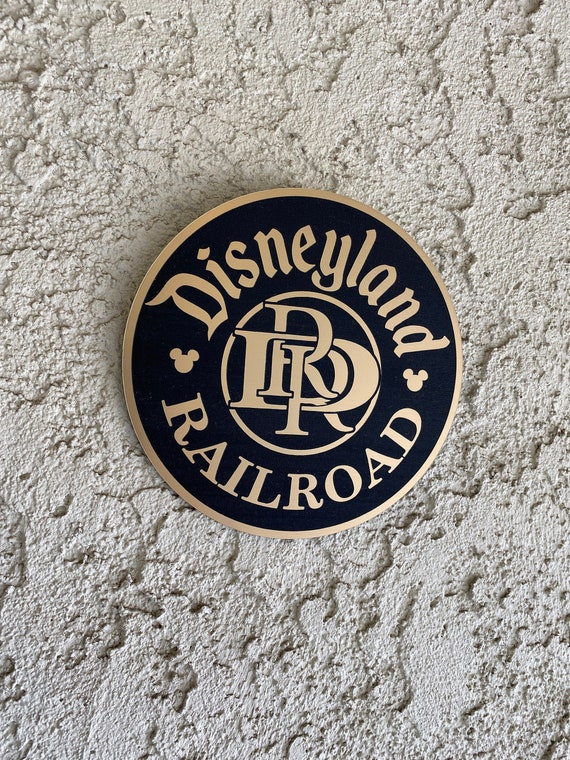 Disneyland Railroad Sign - Etsy