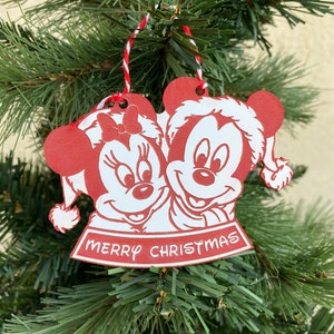 Mickey and Minnie Custom Ornament