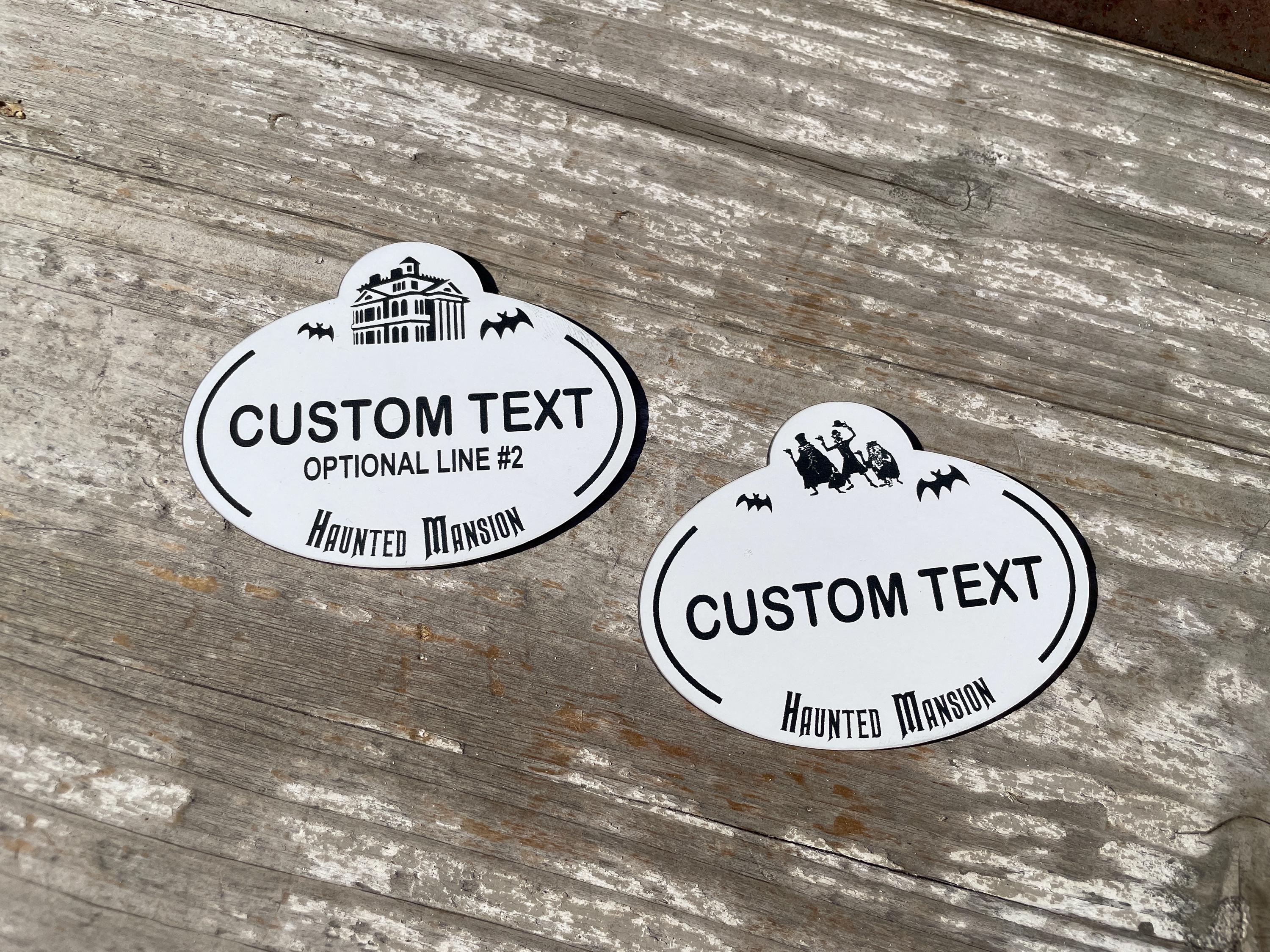 ホーンテッドマンション風 - カスタムネームバッジ - ウェアラブル