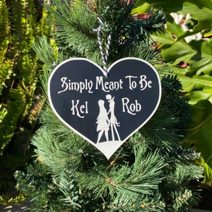 Custom Jack & Sally Ornament