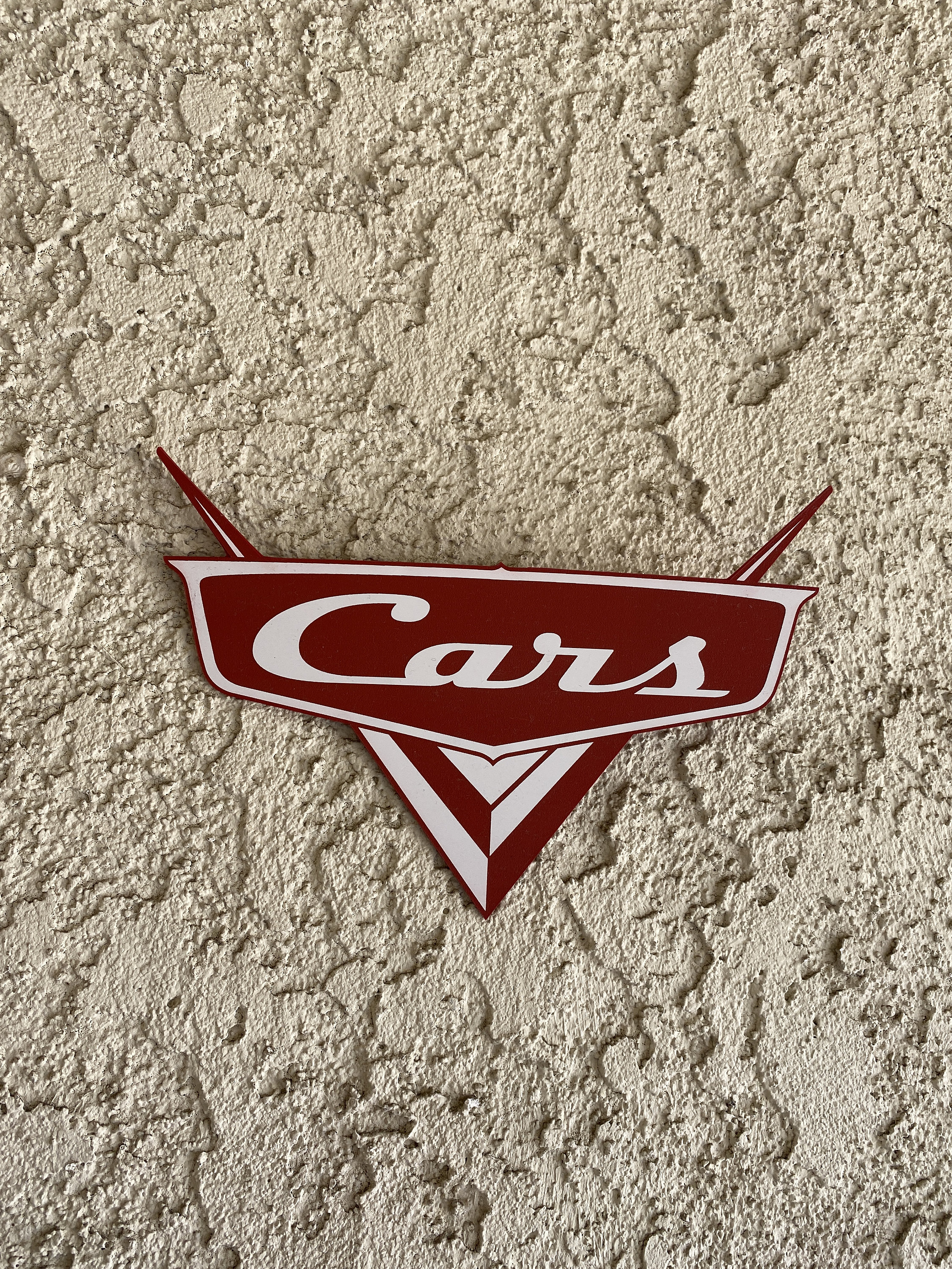 Cars Logo Wall Sign - Etsy