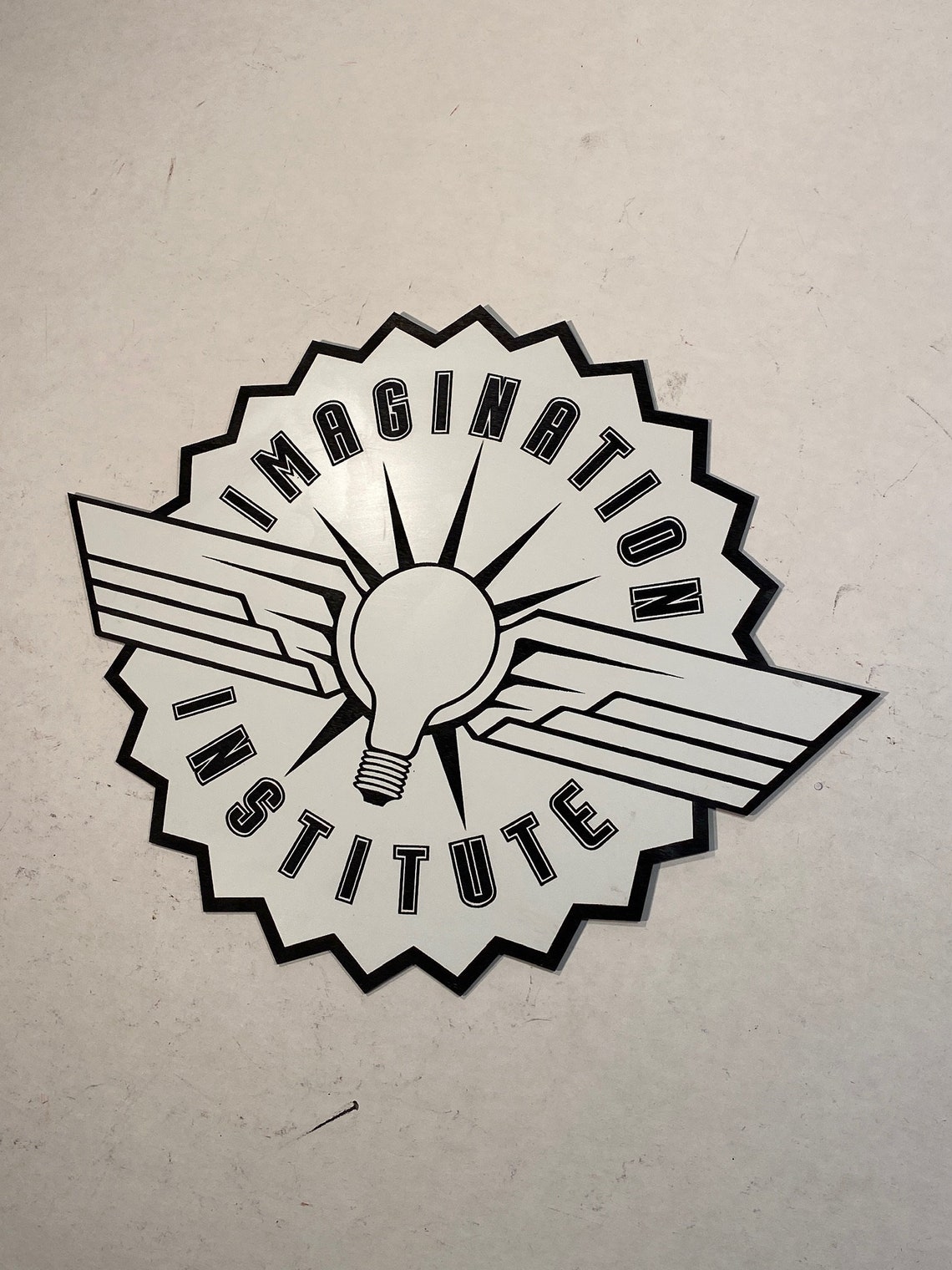 Imagination Institute Sign Etsy