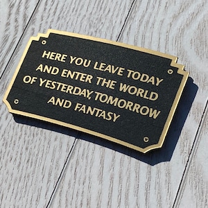 Magneet entreebord Disneyland