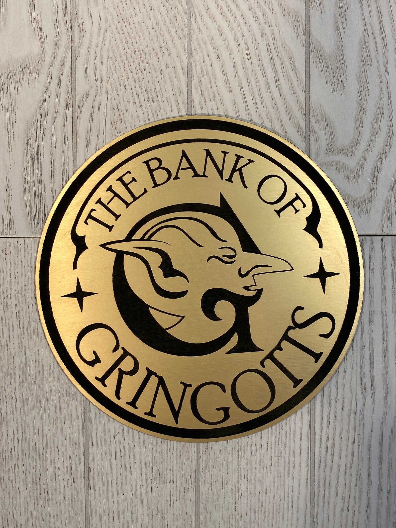 Gringott's Bank Sign | Etsy