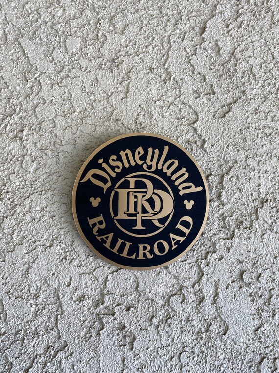 Disneyland Railroad Sign - Etsy