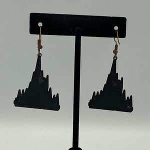 Disney World 50th Anniversary Castle Earrings image 4