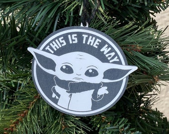 Baby Yoda - This is the Way - Ornament