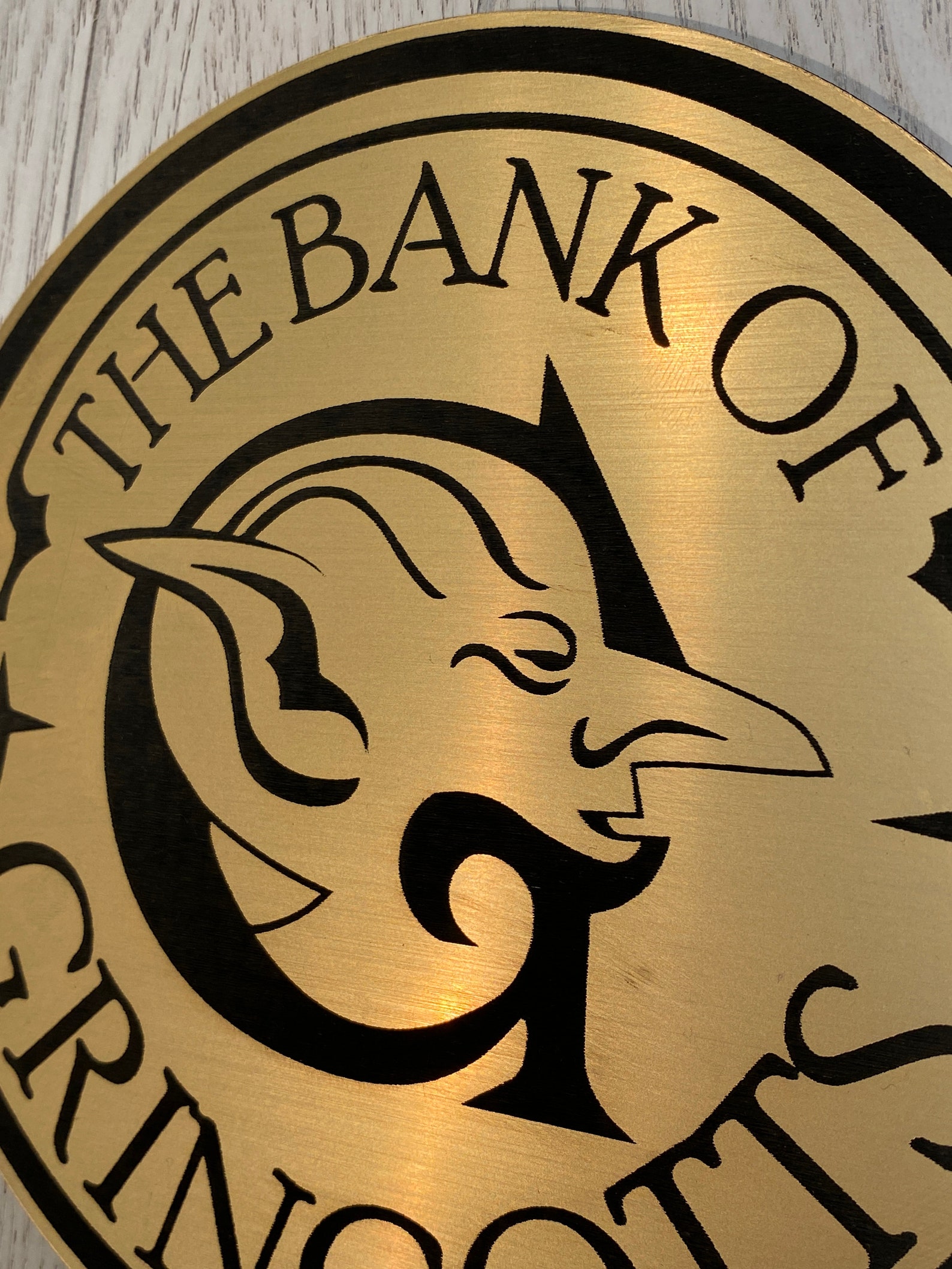 Gringott's Bank Sign | Etsy