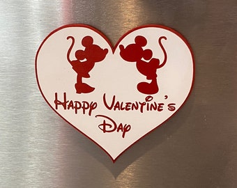 Mickey & Minnie Valentine's Day Magnet