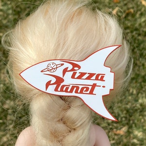 Pizza Planet Hair Clip