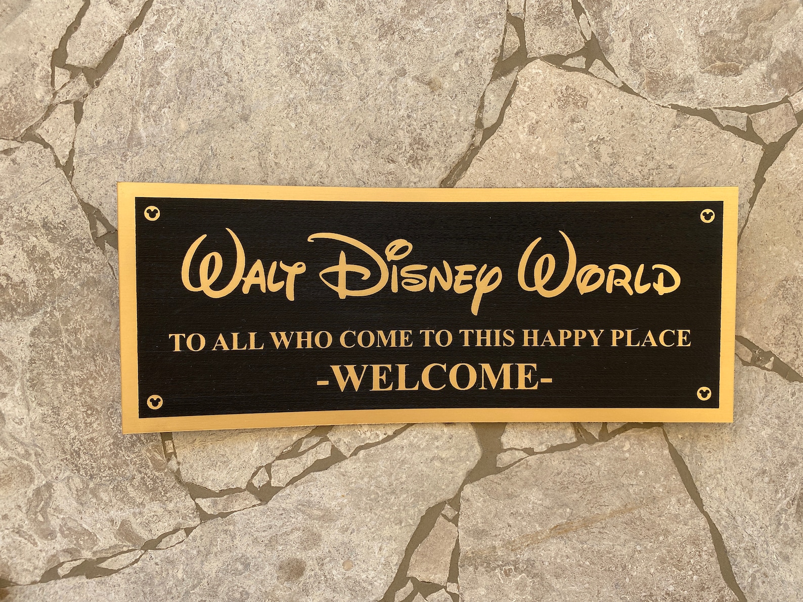 Walt Disney World Sign Etsy