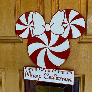 Minnie Christmas Sign
