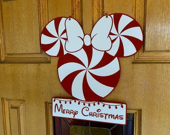 Minnie Christmas Sign