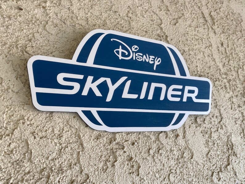 Skyliner Lettering Skyliner Sign - Etsy