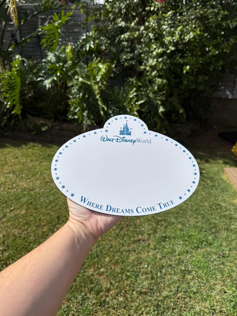 Personalized Autograph Sign – Unofficial Disney Name Tag Sign ...