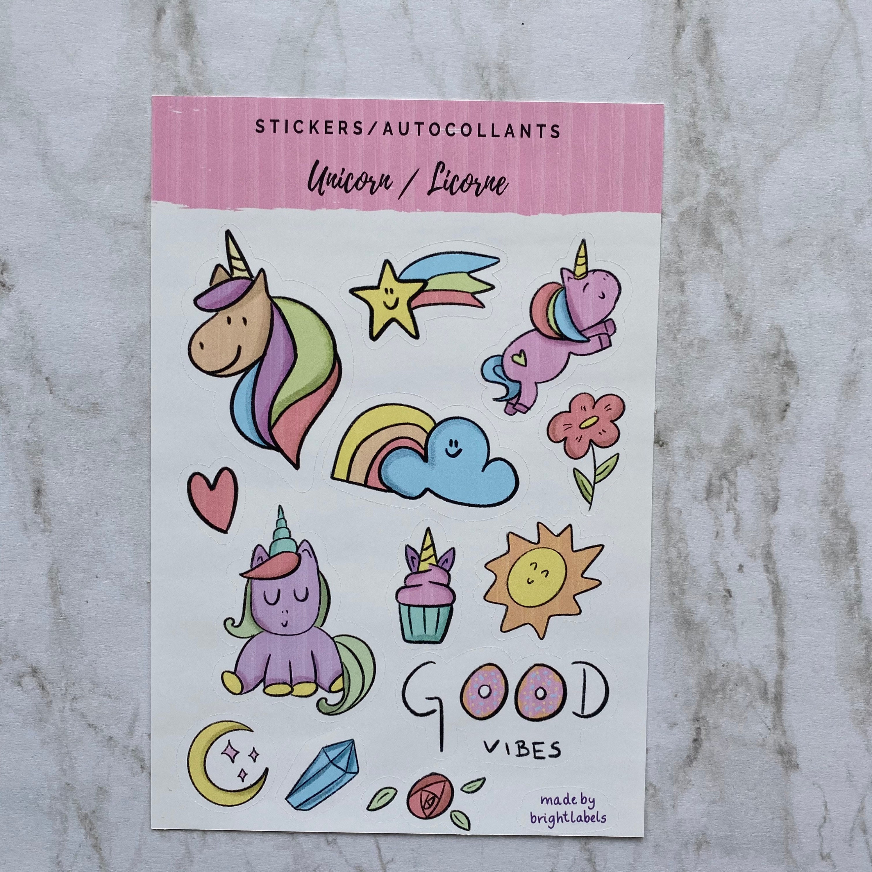sticker sheet aesthetic planner bullet journal scrapbook etsy