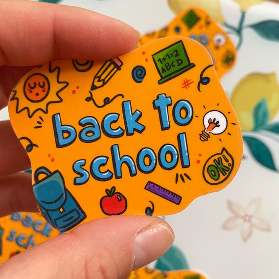 Cute Sticker Back to School Planner Bullet Journal Etsy