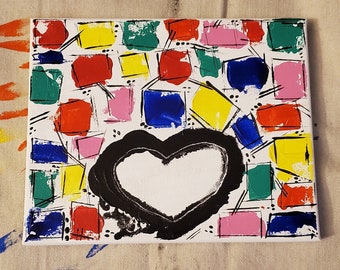 Patchwork Pintura del corazón