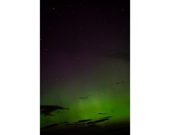 Scottish Northern Lights, Shooting Star, Digital Print Aurora Borealis, Skyscapes, Night Photography, Starry Sky, Printable Art, Gifts,