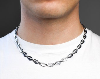 Mariner | silver stainless steel mariner link chain necklace adjustable chain necklace tarnish free waterproof