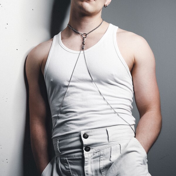 Mens Body Chain - Etsy