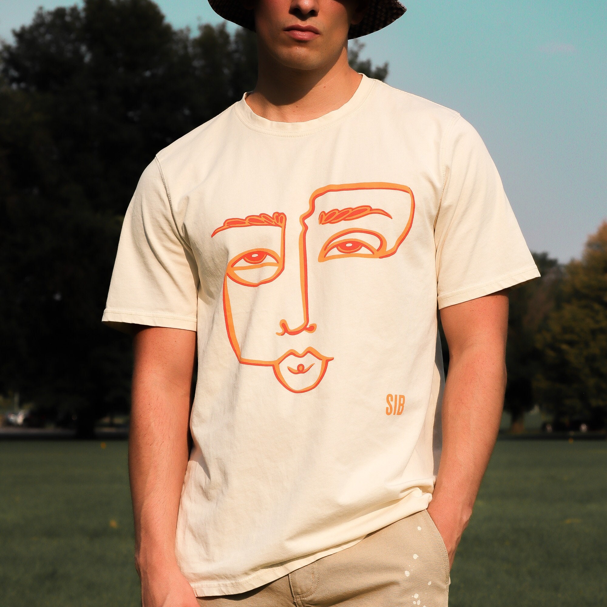 Pastel Yellow Oversized Tee Shirt 