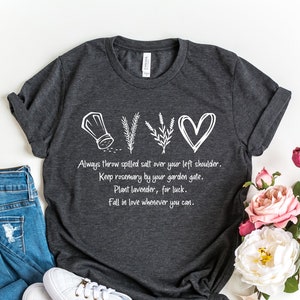 Practical Magic Shirt, Salt Rosemary Lavender Love Shirt, Inspirational Shirt, Magic Spell Shirt