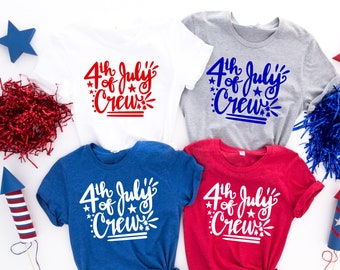 Family 4th Of July, Fourth Of July Crew, Independence Day, 4th Of July Crew, Family Matching Shirt, Patriotic T-Shirt