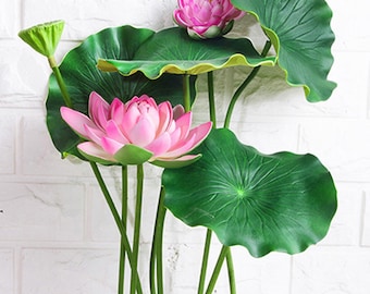 Artificial purple Waterlily Silk Lotus Plants 46cm Wedding Flower Decoration Artificial purple Waterlily Silk Lotus Plants 46cm Wedding Flower Decoration