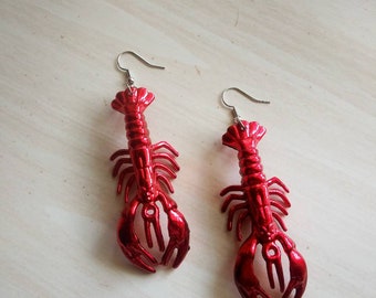 Red Lobster Earrings