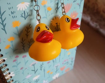 Rubber Duck Earrings