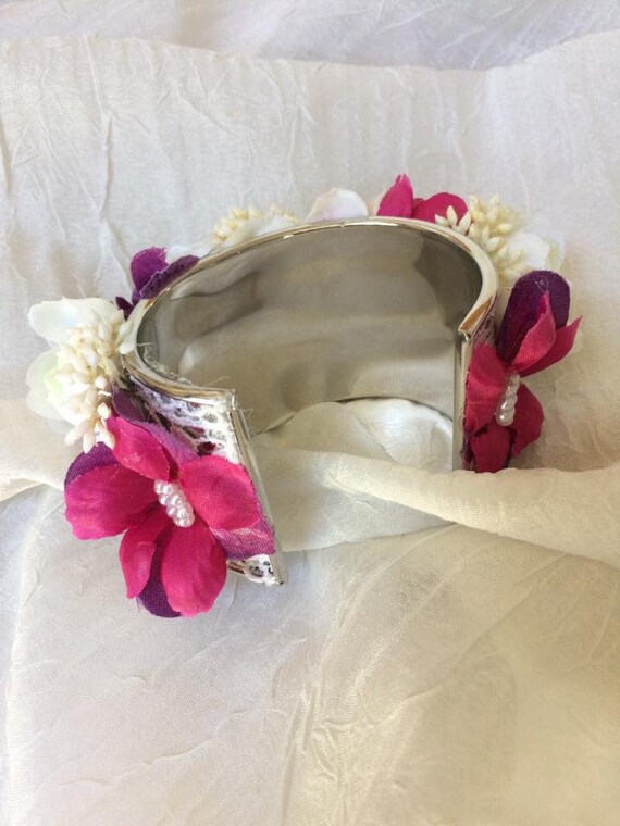 Silk Bridal Wedding Wrist Cuff Corsage 