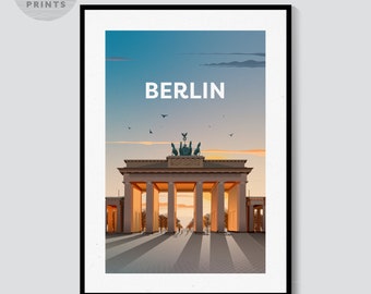 Berlin Poster Etsy