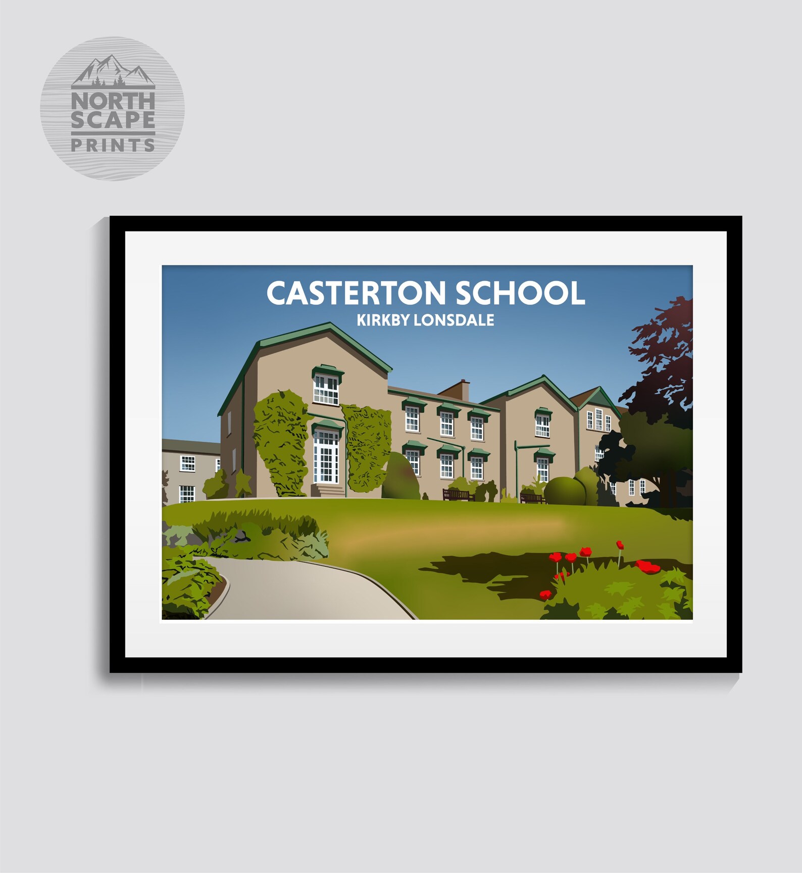 Casterton School Kirkby Lonsdale England Unique Etsy